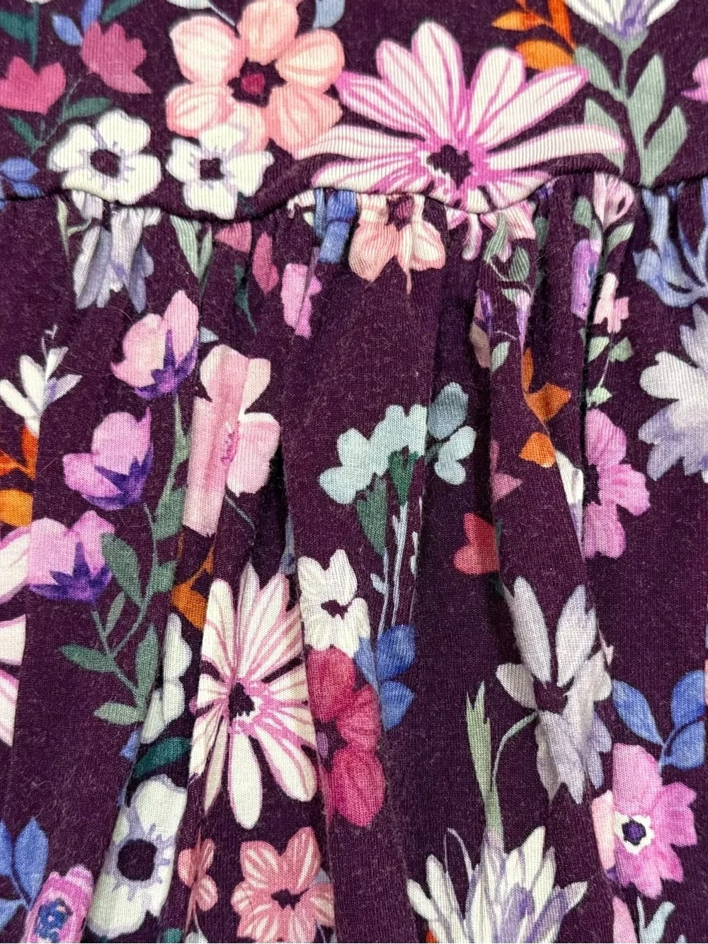 Little Sleepies Play Violet Meadow Long Sleeve Twirl Dress Girls Size 4T Floral
